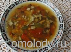 суп с грибами шиитаке мидиями