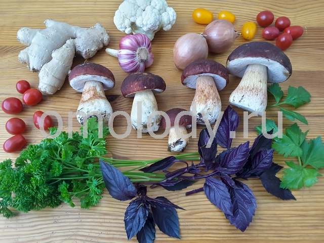 Овощи с грибами рецепты